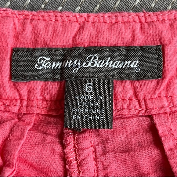 Tommy Bahama⎮Eugenia Cotton Shorts in Coral⎮6 - Picture 4 of 10
